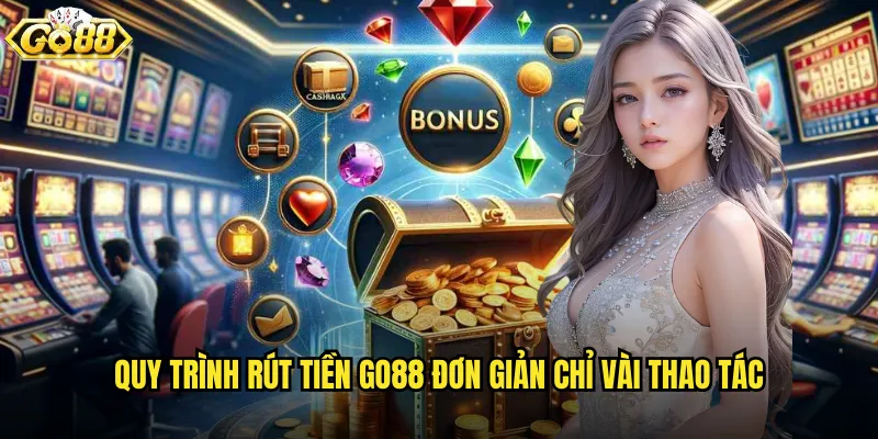 Rút tiền go88 siêu tốc và miễn phí mọi giao dịch 2 Quy trình rút tiền go88 đơn giản chỉ vài thao tác